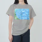 ののちゃショップ️🫧🐻‍❄️のののちゃん家の紫陽花❁¨̮🐻‍❄️☘️ Heavyweight T-Shirt