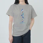 エダマメトイチ雑貨店のI love blue birds 2 ヘビーウェイトTシャツ