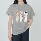 トコロコムギのねこがぶりにゃんこ Heavyweight T-Shirt