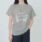 ののの猫屋敷の【うむうむ】 Heavyweight T-Shirt