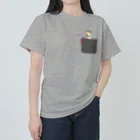 真希ナルセ（マキナル）の釣り柴ポケット（赤柴） Heavyweight T-Shirt