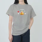 イラスト MONYAAT の腹ペコゲージ　ピザ　B*M Heavyweight T-Shirt