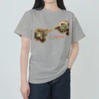 art-Laboの尾形光琳 【世界の名画】風神雷神図 琳派 荘厳 ☆日本画☆ 絵画 美術 art Heavyweight T-Shirt