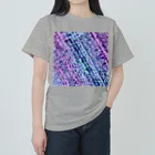 水草の梅雨の雨風 ヘビーウェイトTシャツ