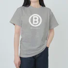 MMJ公認セレクトショップ MICHAEL707（DESIGNER）のBTVボディビルディングTV（ロゴホワイト） Heavyweight T-Shirt