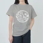 あまいろたい焼きのあまいろたいやきグッズ「白」 ヘビーウェイトTシャツ