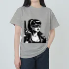 kangekiのサイバーパンクガールNo.8 Heavyweight T-Shirt