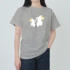 虹色PLUSのウサたまごちゃん Heavyweight T-Shirt