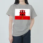 お絵かき屋さんのジブラルタルの旗 Heavyweight T-Shirt