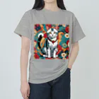 La Vita 🐾の日本猫 ヘビーウェイトTシャツ