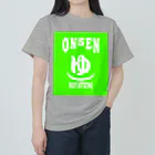 ろくもんせんの温泉　「ゆ」 ヘビーウェイトTシャツ