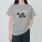 猫JCT.のWhat I want is not a job, it is money. Heavyweight T-Shirt