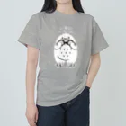 イラスト MONYAAT の両面プリント！遊べるTシャツ!YETI is yeah*いないいないばぁ Heavyweight T-Shirt