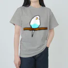 Lily bird（リリーバード）の眠たいインコ① ヘビーウェイトTシャツ