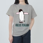 LalaHangeulのアデリーペンギン3号　(英語バージョン) Heavyweight T-Shirt