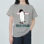 LalaHangeulのアデリーペンギン3号　(英語バージョン) Heavyweight T-Shirt