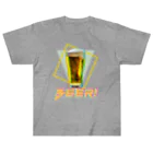 iminantenai!のビール！ ヘビーウェイトTシャツ