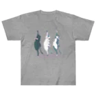 向日葵のCAT！ ヘビーウェイトTシャツ