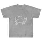 ののの猫屋敷の【うむうむ】 ヘビーウェイトTシャツ