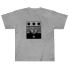 QUQU_WORKSのノーミュージックノーライフ ビッグマフデザイン ブラック Heavyweight T-Shirt