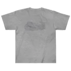 ariariartの世界でもっとも孤独なクジラとラジオ【チャリティー】 Heavyweight T-Shirt