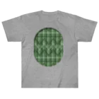 dizzyのzigzag_window_green ヘビーウェイトTシャツ