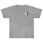 WebArtsのHanafuda January Design "Pine and Crane" 一月の花札「松に鶴」 Heavyweight T-Shirt