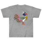 PALA's SHOP　cool、シュール、古風、和風、の伝説上の神話の鳥 Heavyweight T-Shirt