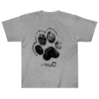 WebArtsの肉球をモチーフにしたオリジナルブランド「nikuQ」（犬タイプ）です ヘビーウェイトTシャツ