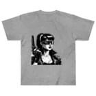 kangekiのサイバーパンクガールNo.8 Heavyweight T-Shirt