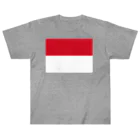お絵かき屋さんのモナコの国旗 Heavyweight T-Shirt