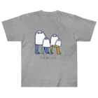 chika_shirakawaの謎のメジェド様ファミリー Heavyweight T-Shirt