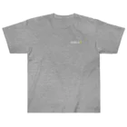 ビールとアート TM-3 Designの【両面プリント・左胸ロゴ入】名画 × BEER（浮世絵男女）白線画 Heavyweight T-Shirt