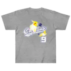 LittleLoroのCockatiels 9 ルチノー オカメインコ ルチノスケ カレッジ ロゴ 0535 スサー付 ヘビーウェイトTシャツ