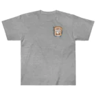 イラスト MONYAAT の食パンくんこげこげっち Heavyweight T-Shirt