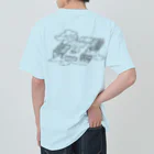 温泉グッズ@ブーさんとキリンの生活のお風呂天国（ブラック） Heavyweight T-Shirt