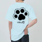 WebArtsの肉球をモチーフにしたオリジナルブランド「nikuQ」（猫タイプ）です ヘビーウェイトTシャツ