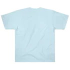 森図鑑の[森図鑑] ハシビロコウの顔 鉛筆画 Heavyweight T-Shirt