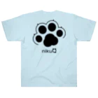 WebArtsの肉球をモチーフにしたオリジナルブランド「nikuQ」（猫タイプ）です ヘビーウェイトTシャツ