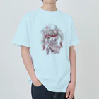 Heavenly Dropのピンクナースちゃん Heavyweight T-Shirt