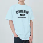 kg_shopのONSEN (ブラック) Heavyweight T-Shirt