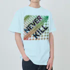 otemochanの【パレスチナ連帯】never kill ヘビーウェイトTシャツ