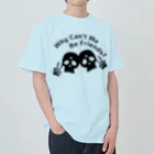 『NG （Niche・Gate）』ニッチゲート-- IN SUZURIのWhy Can't We Be Friends?（黒） ヘビーウェイトTシャツ