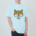 MrKShirtsのInu (犬) 色デザイン ヘビーウェイトTシャツ