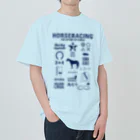 KAWAGOE GRAPHICSのHORSERACING GRAPHICS 紺 ヘビーウェイトTシャツ