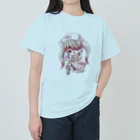 Heavenly Dropのピンクナースちゃん Heavyweight T-Shirt