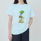 めろんぽっぷのお店だよのミ・シ・ニ♪ ミシシッピニオイガメ ヘビーウェイトTシャツ