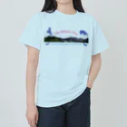 kscotoの北アルプス稜線写真 Heavyweight T-Shirt