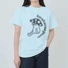 kinoko_ojisanのきのこのおじさんヴィンテージデザイン黒 Heavyweight T-Shirt