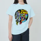 islandmoon13の宇宙の男女　　昔のアメコミ風 ヘビーウェイトTシャツ